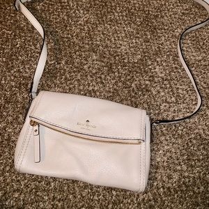 Small leather Kate Spade Crossbody purse - Nude